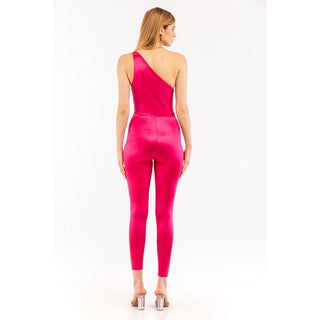 Pink Polyamide Jumpsuit