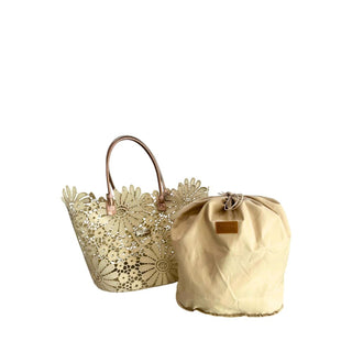 Beige PU Women Handbag