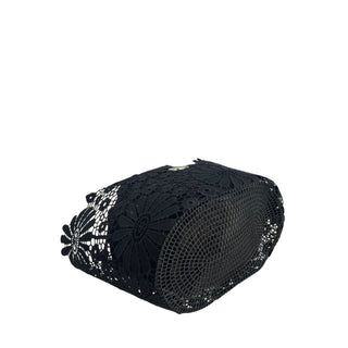 Damenhandtasche aus schwarzem PU-Leder