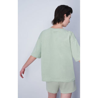 Camiseta de algodón gris