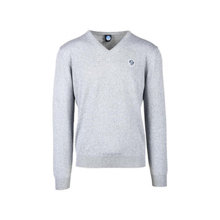 Graues Baumwoll-Sweatshirt