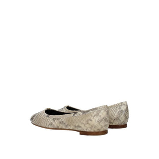 Bailarinas de piel de cabra beige