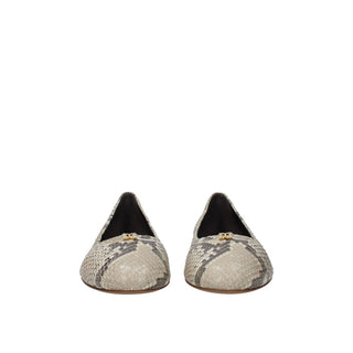 Bailarinas de piel de cabra beige
