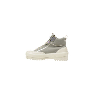 Zapatillas deportivas verdes de tela