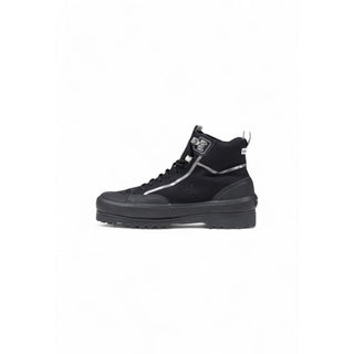Schwarze sportliche Stoff-Sneaker