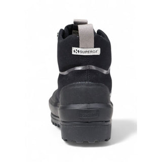 Schwarze sportliche Stoff-Sneaker