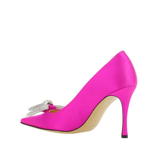 Zapatos de tacón multicolor de piel de becerro
