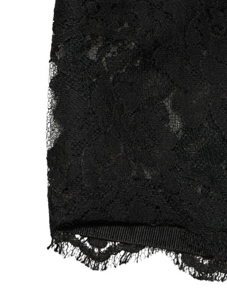 Schwarzer Spitzen Bandeau BH Schlauch Top Unterwäsche