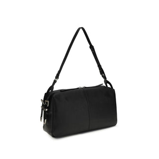 Black Calf Leather Bos Taurus Shoulder Bag