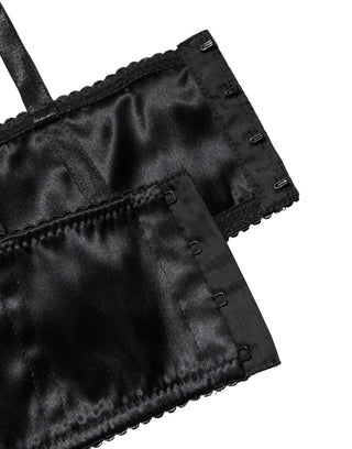 Schwarzer Semi-Padded Bügel-Balconette-BH Unterwäsche