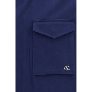 Blue Cotton Coat