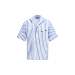 Camisa de algodón con estampado multicolor