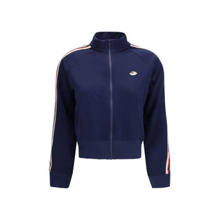 Blue Polyester Sweatshirt