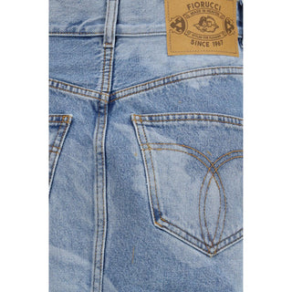 Blauer Jeansrock