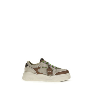 Brown Calf Leather Bos Taurus Chunky Sneakers