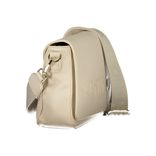 Beige Polyurethane Women's Bag