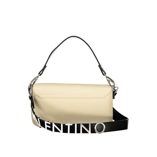 Beige Polyurethane Women's Bag