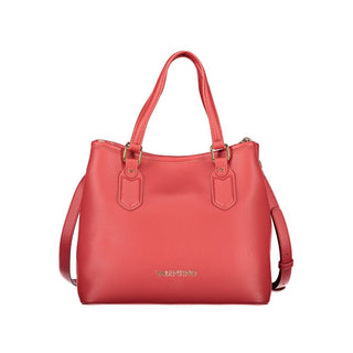 Mochila marrón de poliuretano para mujer
