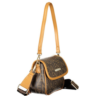 Brown Polyurethane Women's Bag