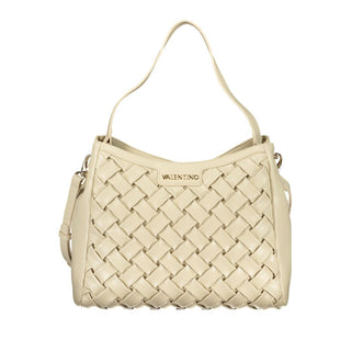 Beige Polyurethan-Damentasche