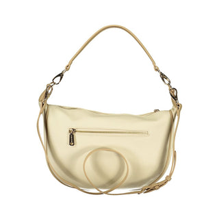 Beige Polyethylen-Handtasche