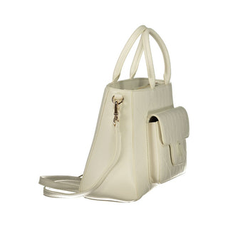 Bianco Polyurethane Women's Bag