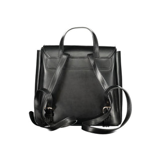 Schwarzer Polyethylen-Rucksack