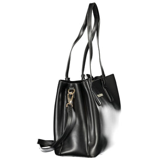 Nero Polyurethane Women's Bag with Recycled Features