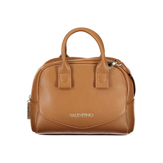 Brown Polyurethane Women's Bag