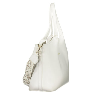 Bolso de mujer de poliuretano blanco