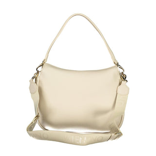 Beige Polyurethane Women's Bag