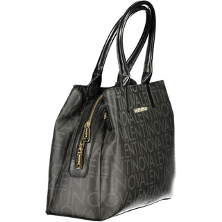 Black Polyurethane Women's Bag