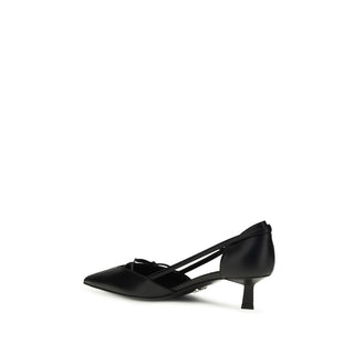 Schwarze High Heels aus Ziegenleder