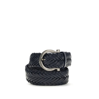 Blue Calf Leather Bos Taurus Belt