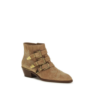 Multicolor Calf Leather Bos Taurus Ankle Boots