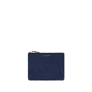 Brieftasche aus blauem Kalbsleder Bos Taurus