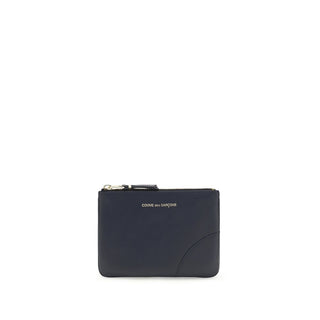 Brieftasche aus blauem Kalbsleder Bos Taurus