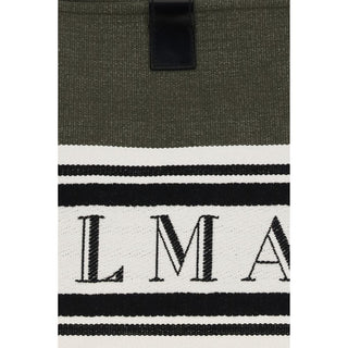 Black Cotton Shoulder Bag