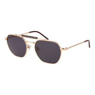 Gafas de sol de metal doradas