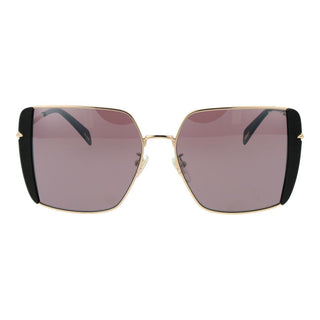 Gafas de sol de metal doradas