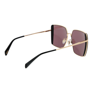 Gafas de sol de metal doradas