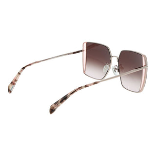 Roségold-Metallsonnenbrille