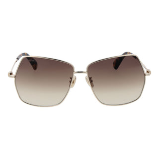 Goldene Metallsonnenbrille