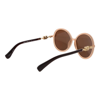 Beige Kunststoffsonnenbrille