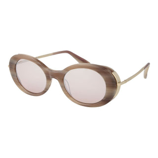 Beige Azetat-Sonnenbrille