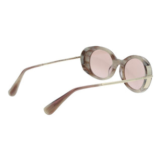 Beige Azetat-Sonnenbrille