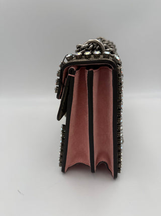 GUCCI DIONYSUS GG Supreme mit Diamanten Handtasche