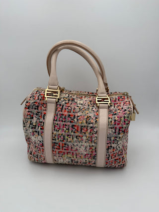 FENDI FF Canvas Fiori Handtasche