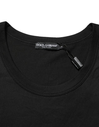 Black Cotton Sleeveless Men Tank Top T-shirt