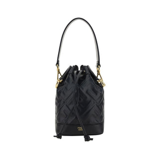 Black Calf Leather Bos Taurus Backet Bag